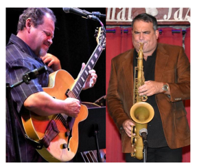 "JORGE GARCIA & FELIPE LAMOGLIA in CONCERT". Two World-Class Jazz Musicians Performing Together! Enjoy Jazz Guitar & Saxophone at it's Very Best.