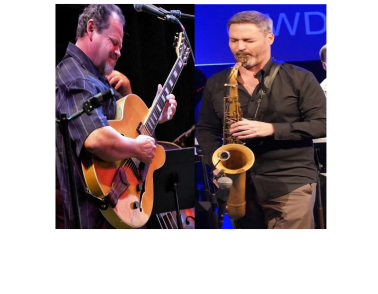 "JORGE GARCIA & MARK SMALL in CONCERT". Two World-Class Jazz Musicians Performing Together! Enjoy Jazz Guitar & Saxophone at it's Very Best.