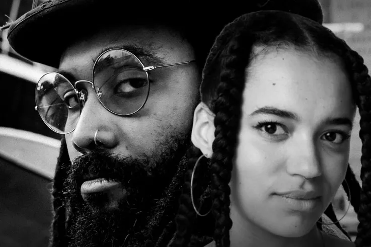 Russell Hall with Broadway Jazz Starlet Georgia Heers