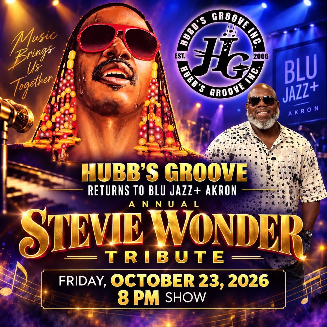 Hubb's Groove: Annual Steve Wonder Tribute