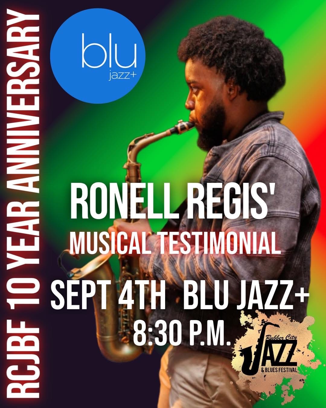 RCJBF: Ronell Regis'  Musical Testimonial