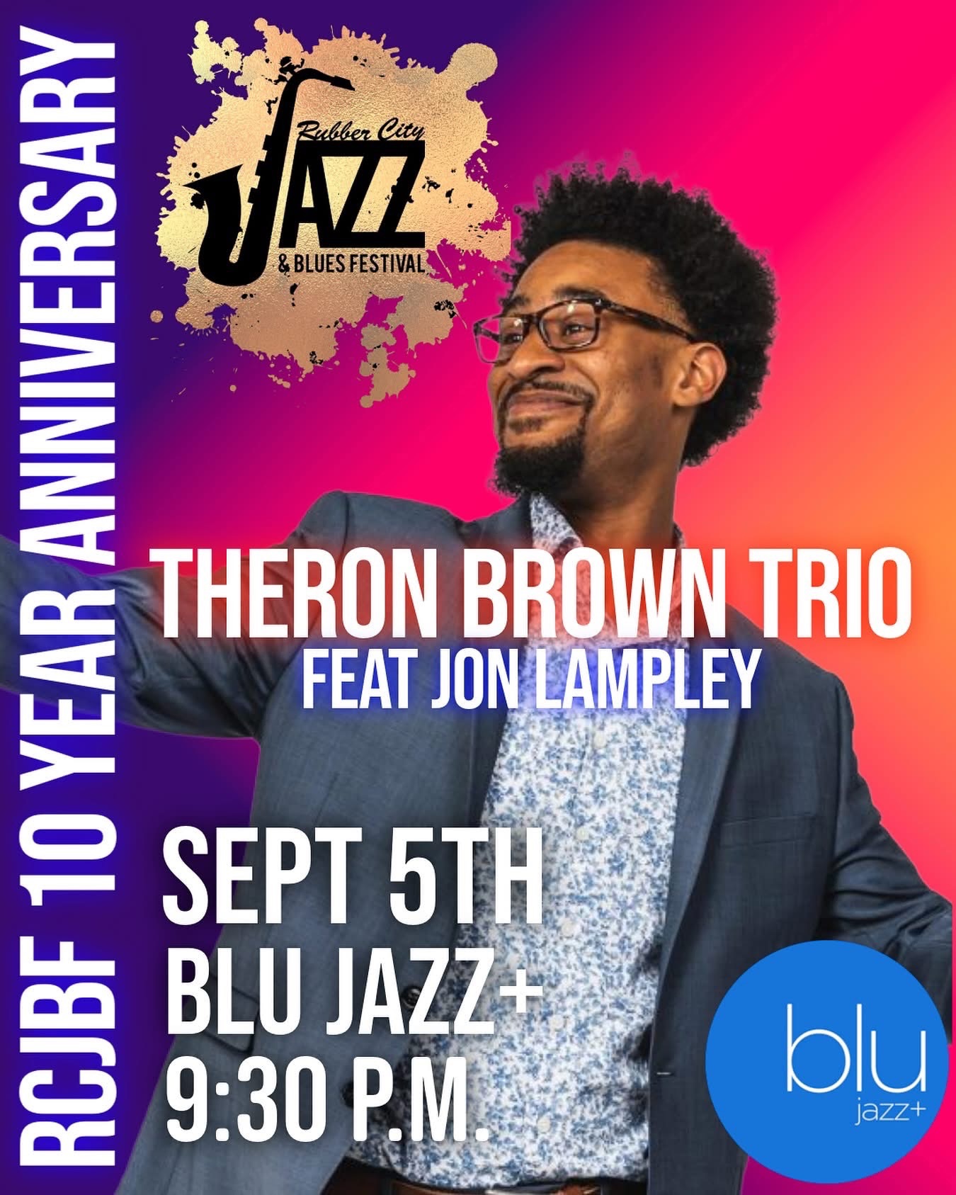 RCJBF:  Theron Brown Trio ft. Jon Lampley