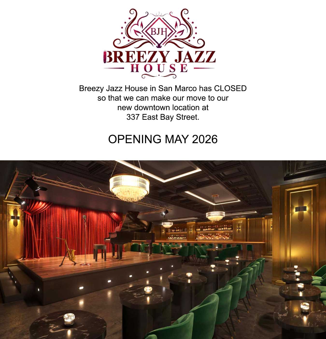 CLOSED UNTIL MAY 2026