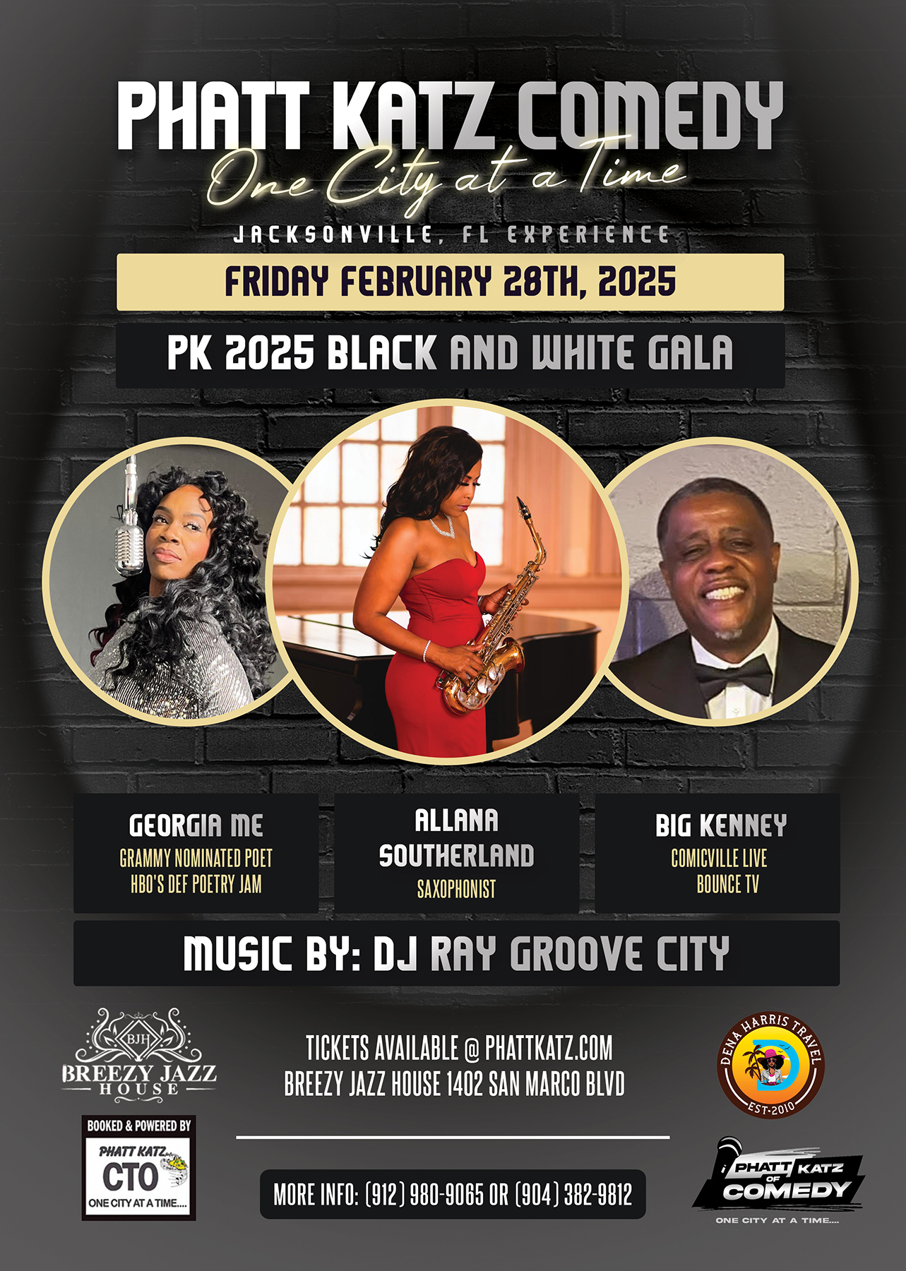 Phatt Katz Comedy-Black & White Gala-General seating only!!!