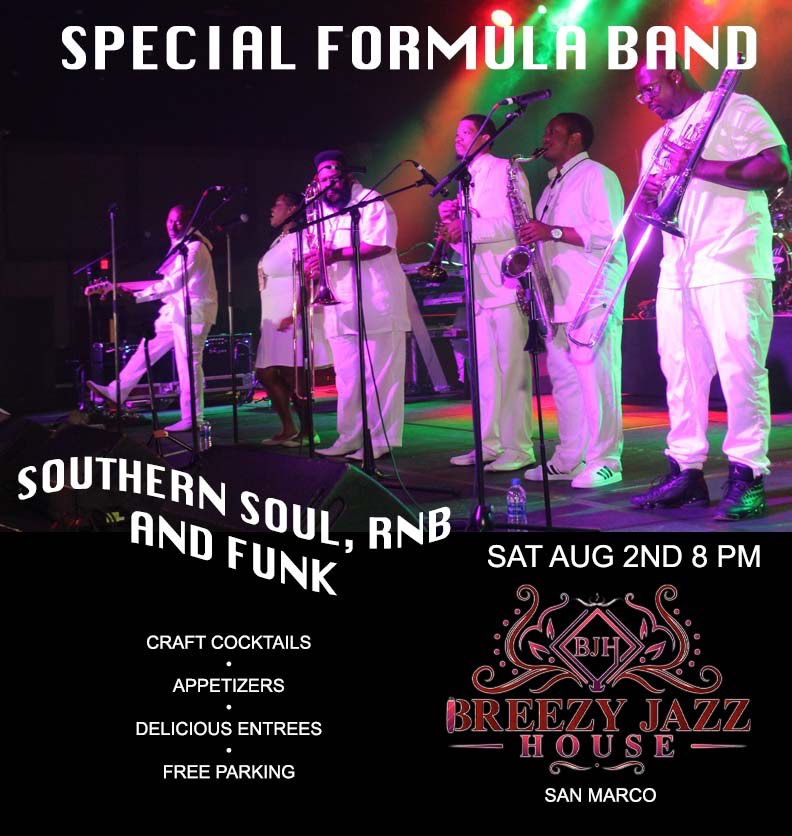 Special Formula Band: Southern Soul, RNB and FUNK
