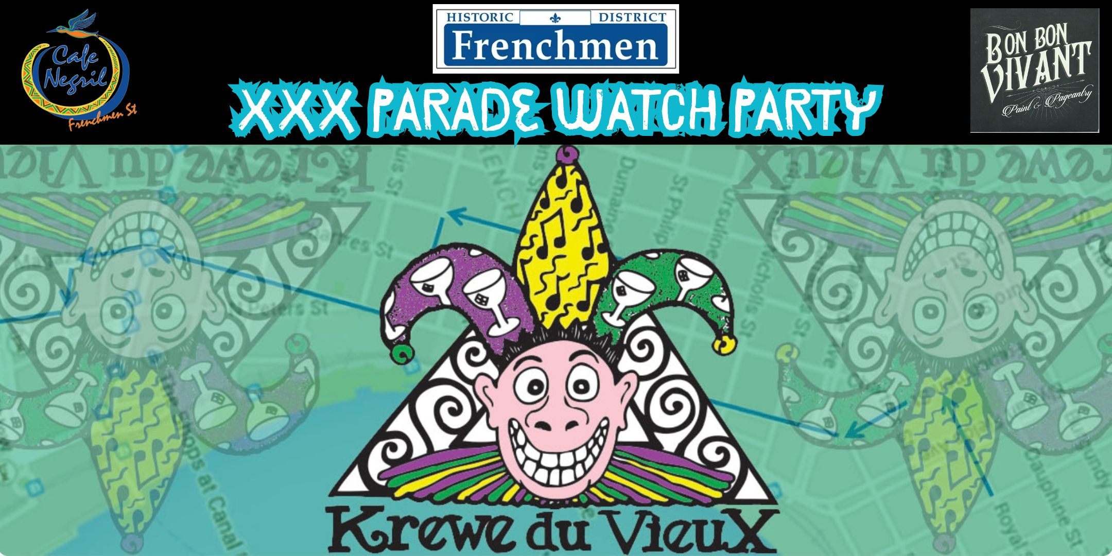 Krewe du Vieux Parade Watch Party with Bon Bon Vivant!