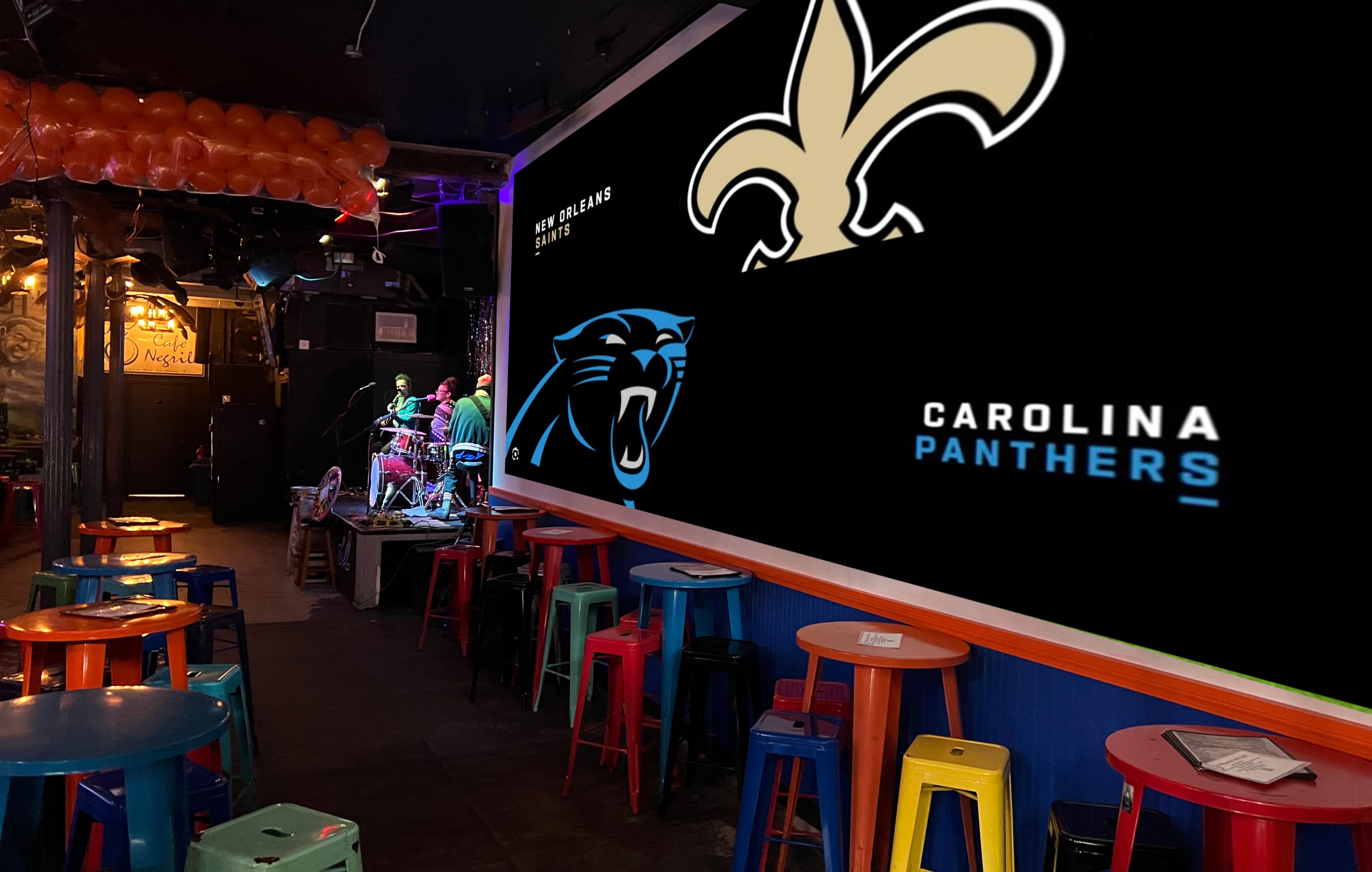 New Orleans Saints vs Carolina Panthers (Away) Football Watch Party with Live Music & Pop-ups