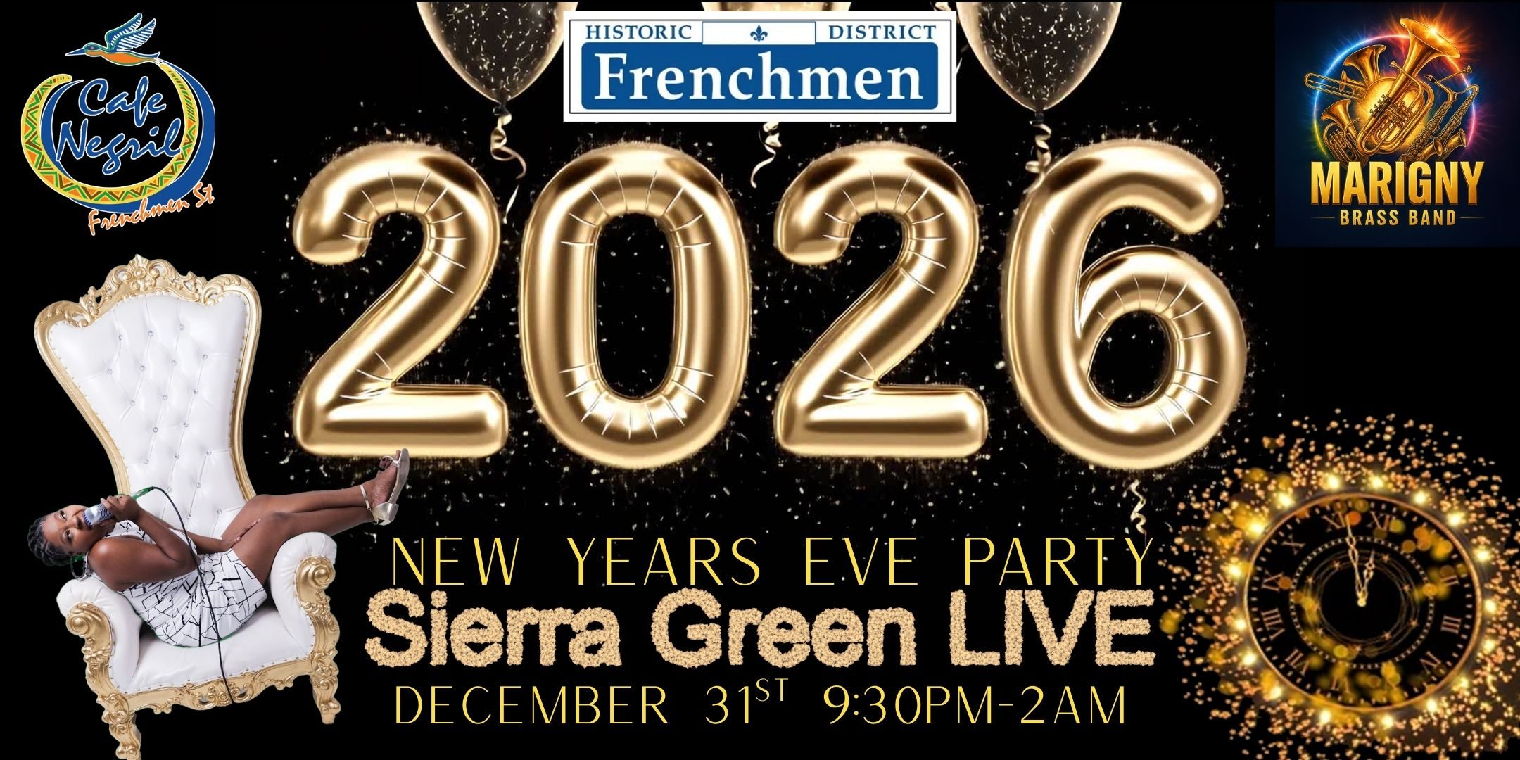 Sierra Green's 2026 New Year's Eve Bash