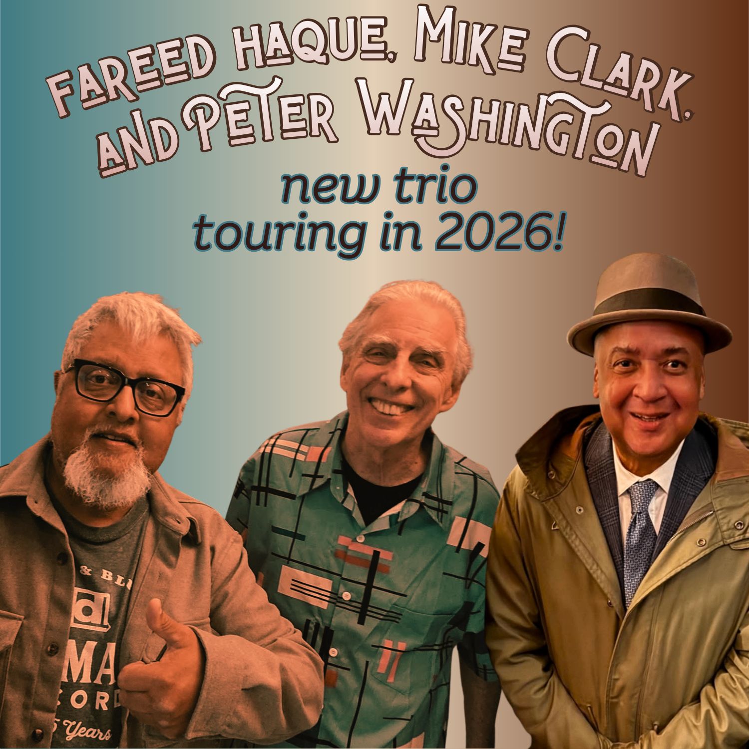 Fareed Haque All-Star Trio featuring Mike Clark & Peter Washington