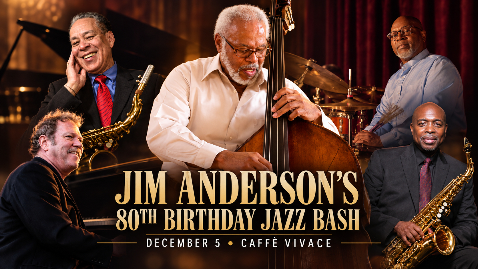 Jim Anderson’s 80th Birthday Jazz Bash