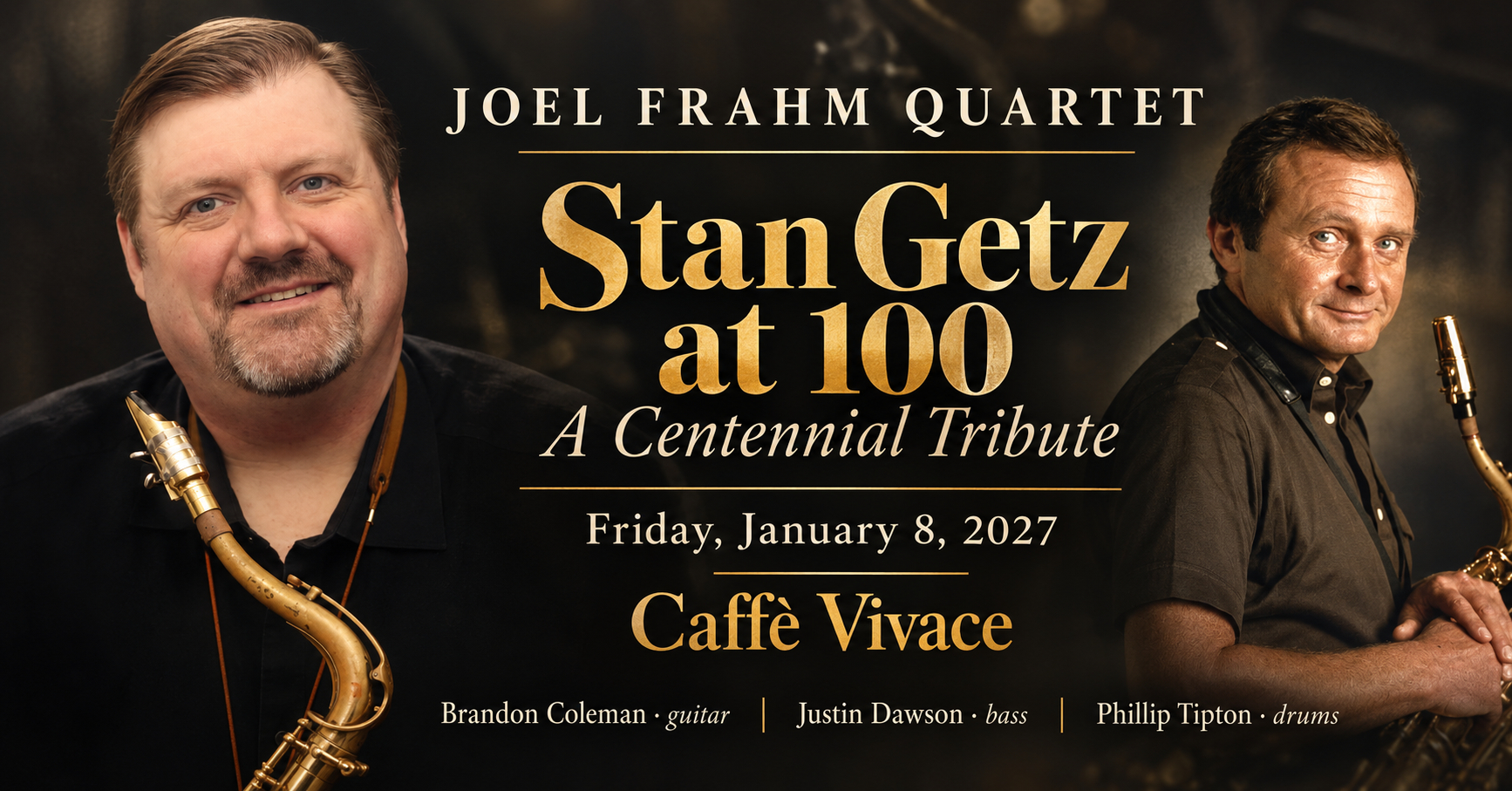 Joel Frahm Quartet — Stan Getz at 100