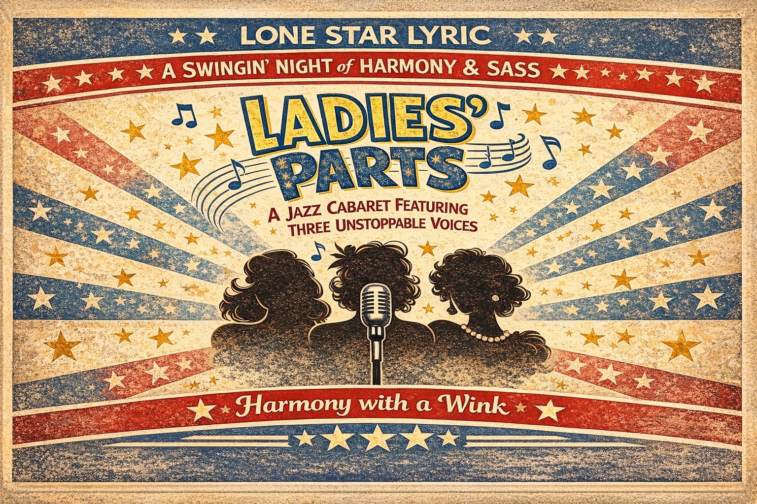 LADIES’ PARTS :  A Swingin’ Night of Harmony & Sass