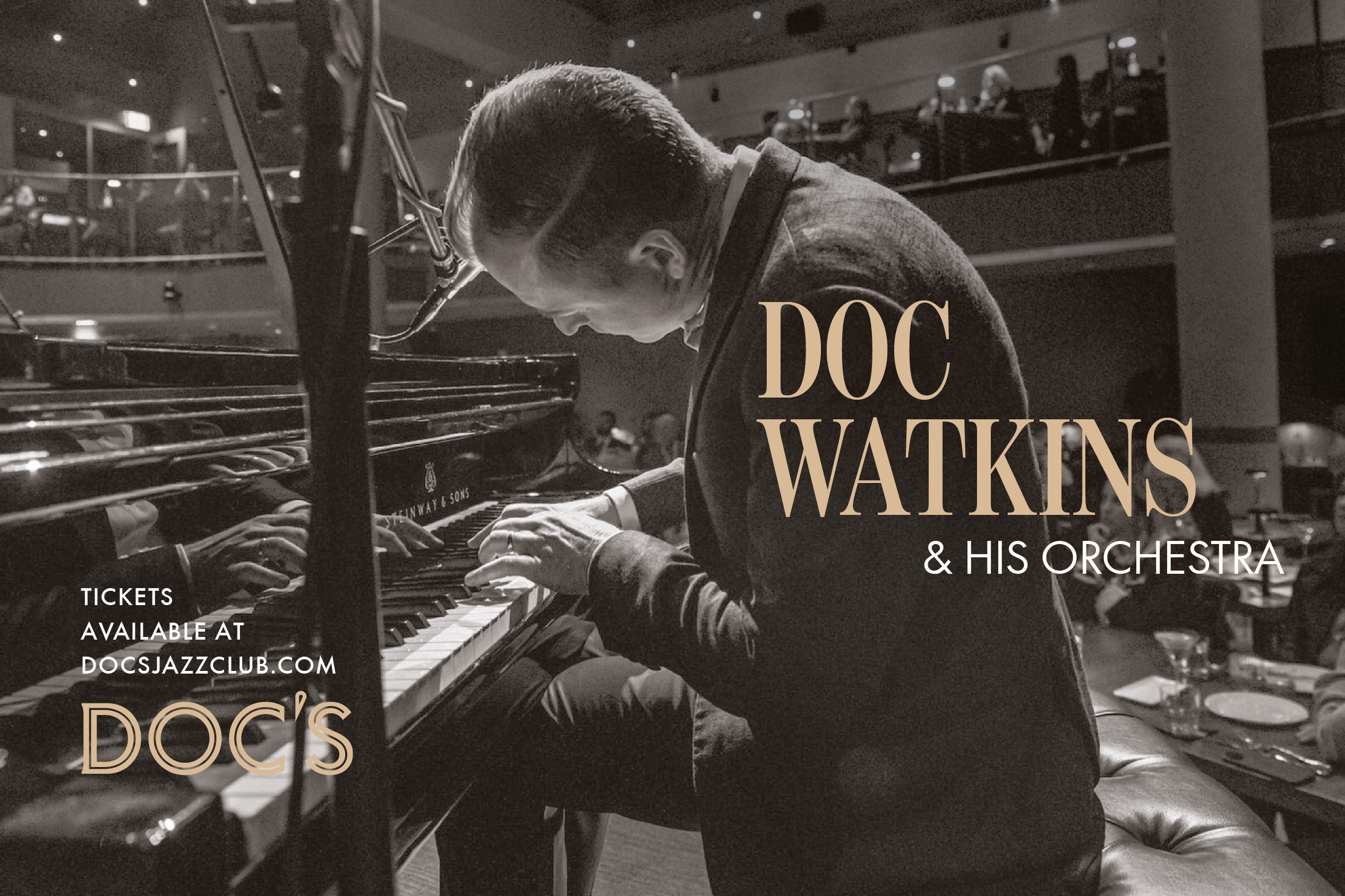 Doc Watkins and His Orchestra - ELEVEN Piece Big Band, Dance Floor is Open!