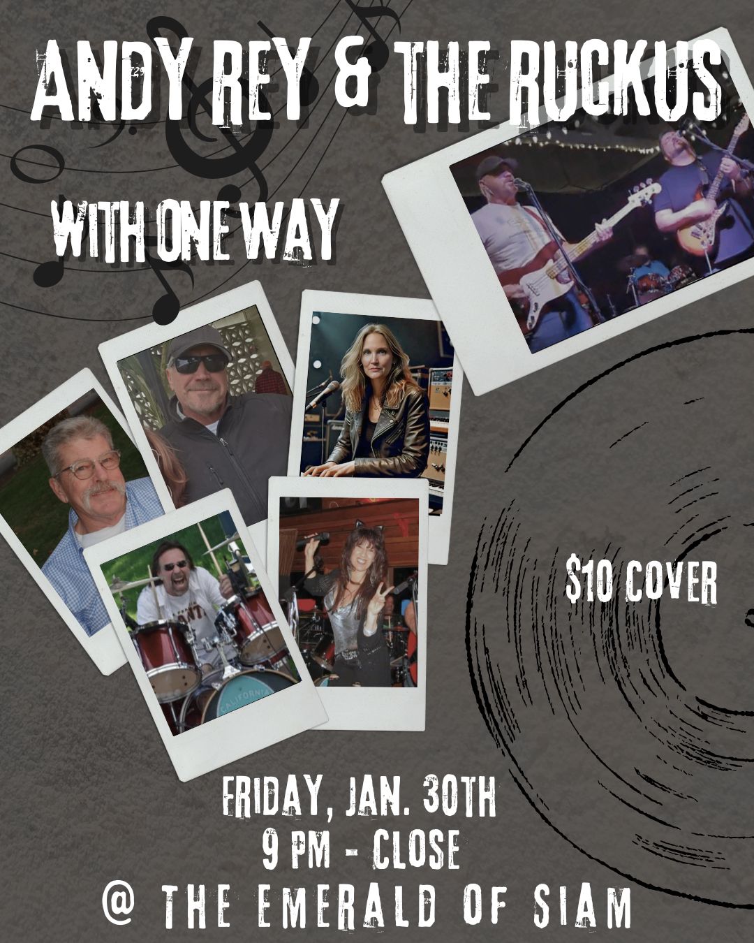 Andy Rey & The Ruckus with One Way