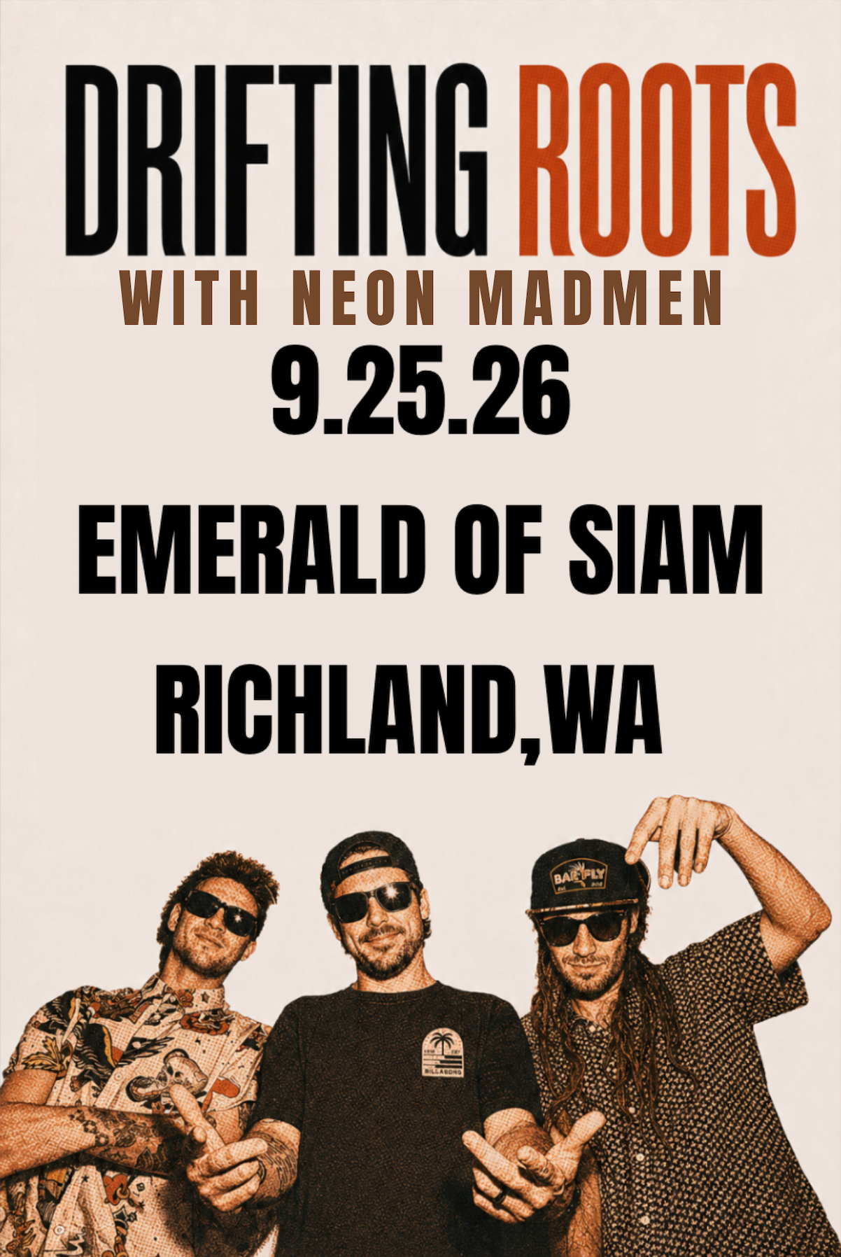 Drifting Roots with Neon Madmen