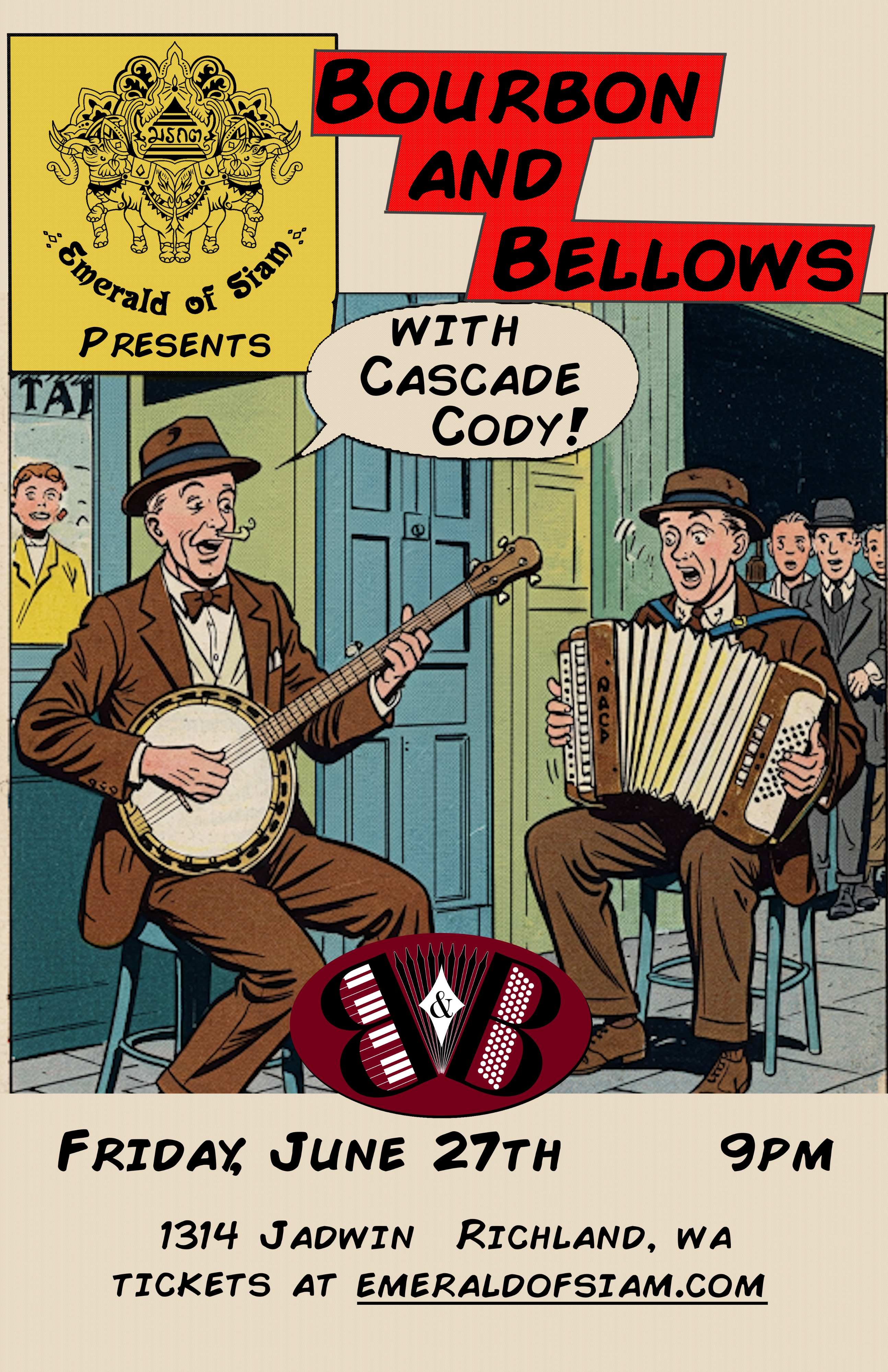 Bourbon and Bellows w/Cascade Cody