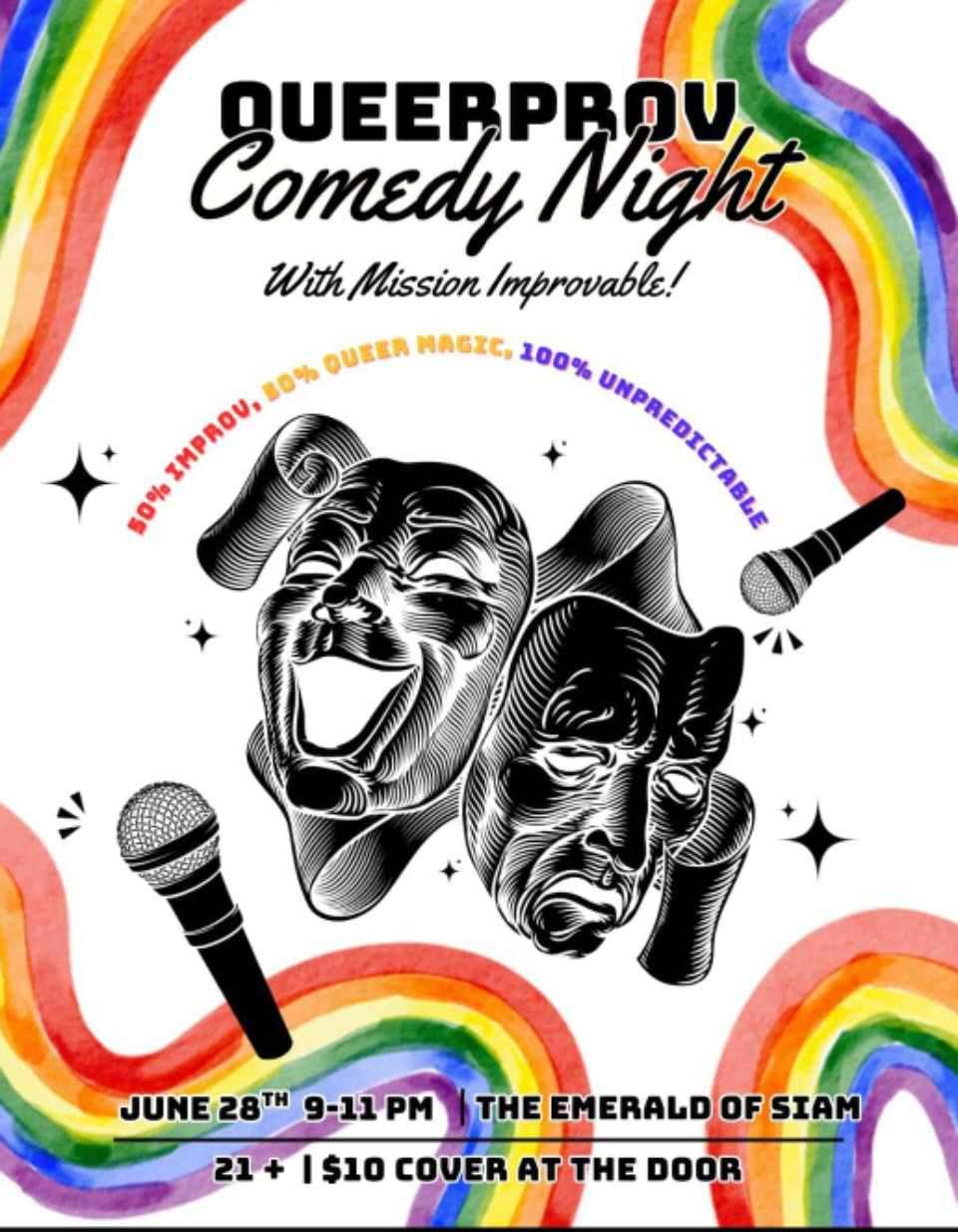 Queerprov Comedy Night with Mission Improvable!