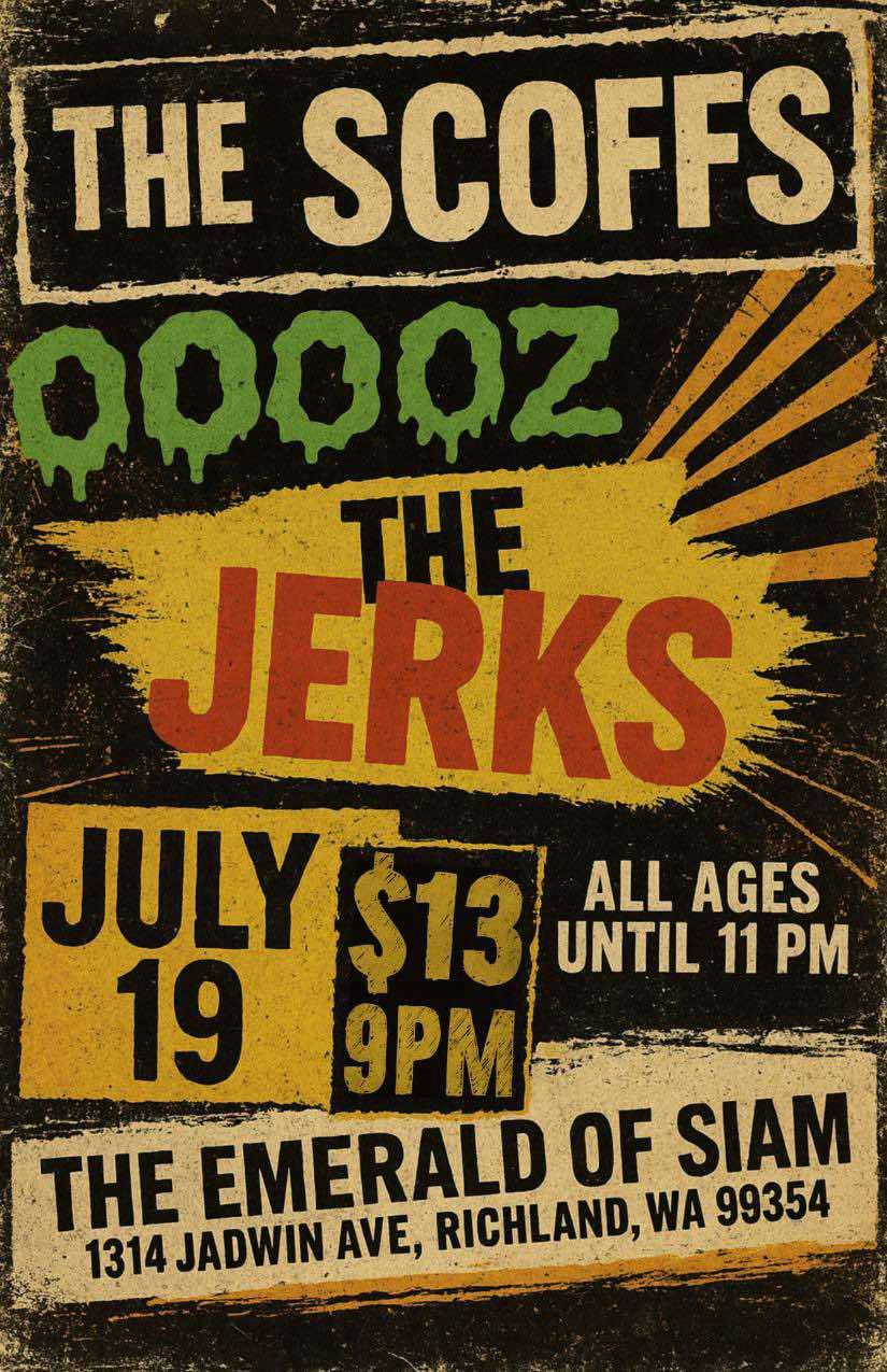 The Scoffs with The Jerks and Oooz - Punk Rock