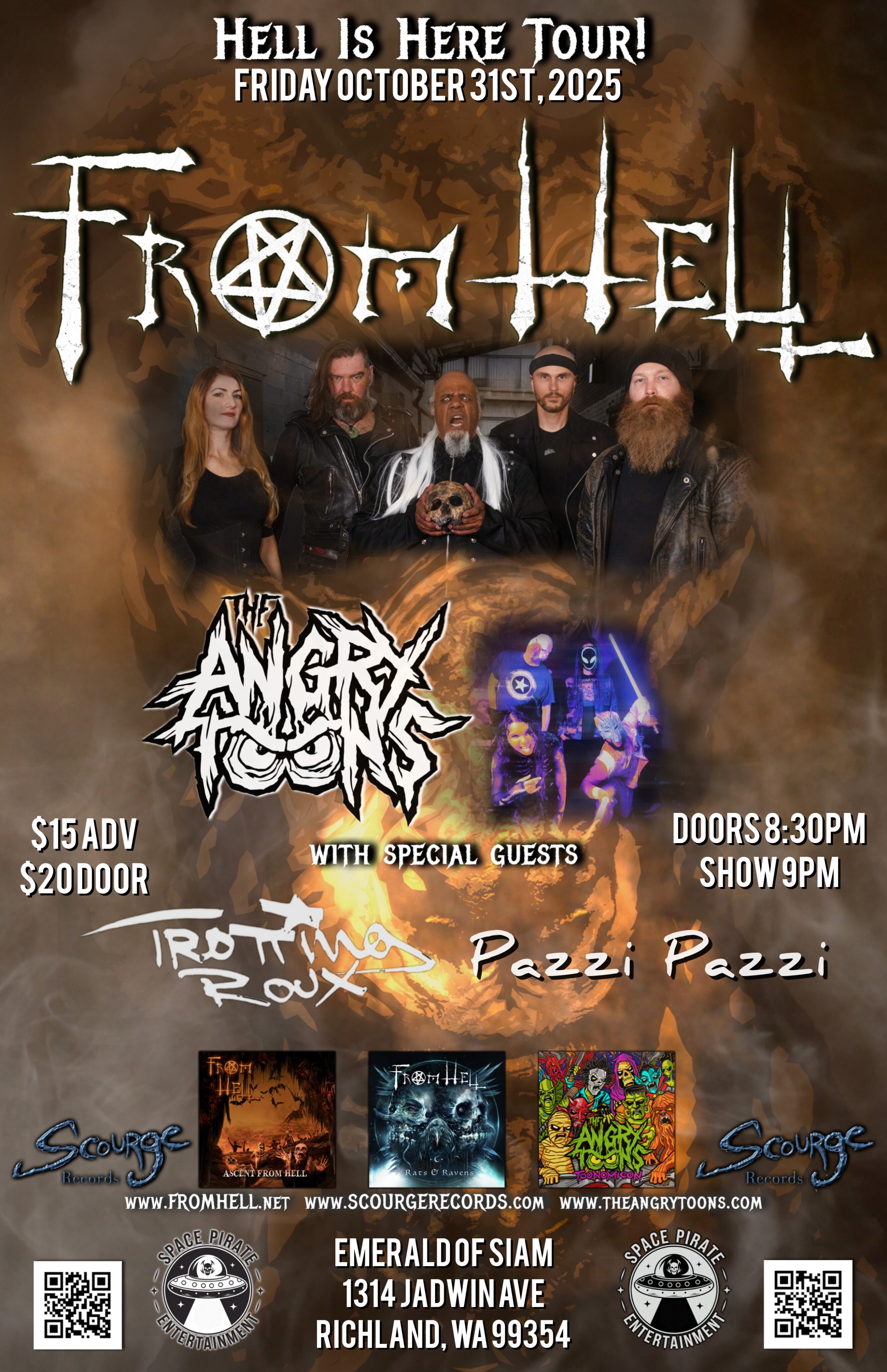 FROM HELL with Angrytoons,  Pazzi Pazzi and Trotting Roux