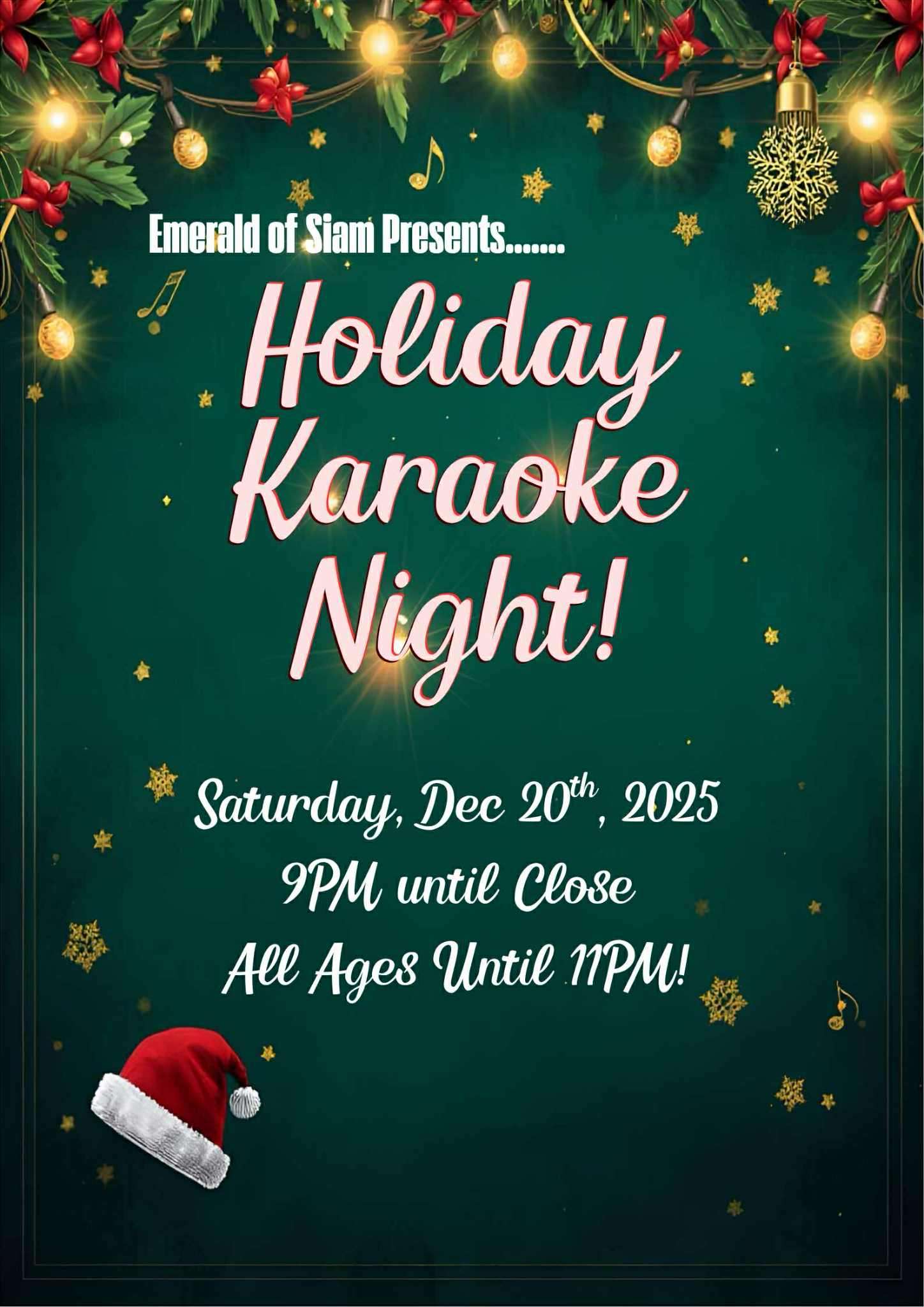 Holiday Karaoke Night!