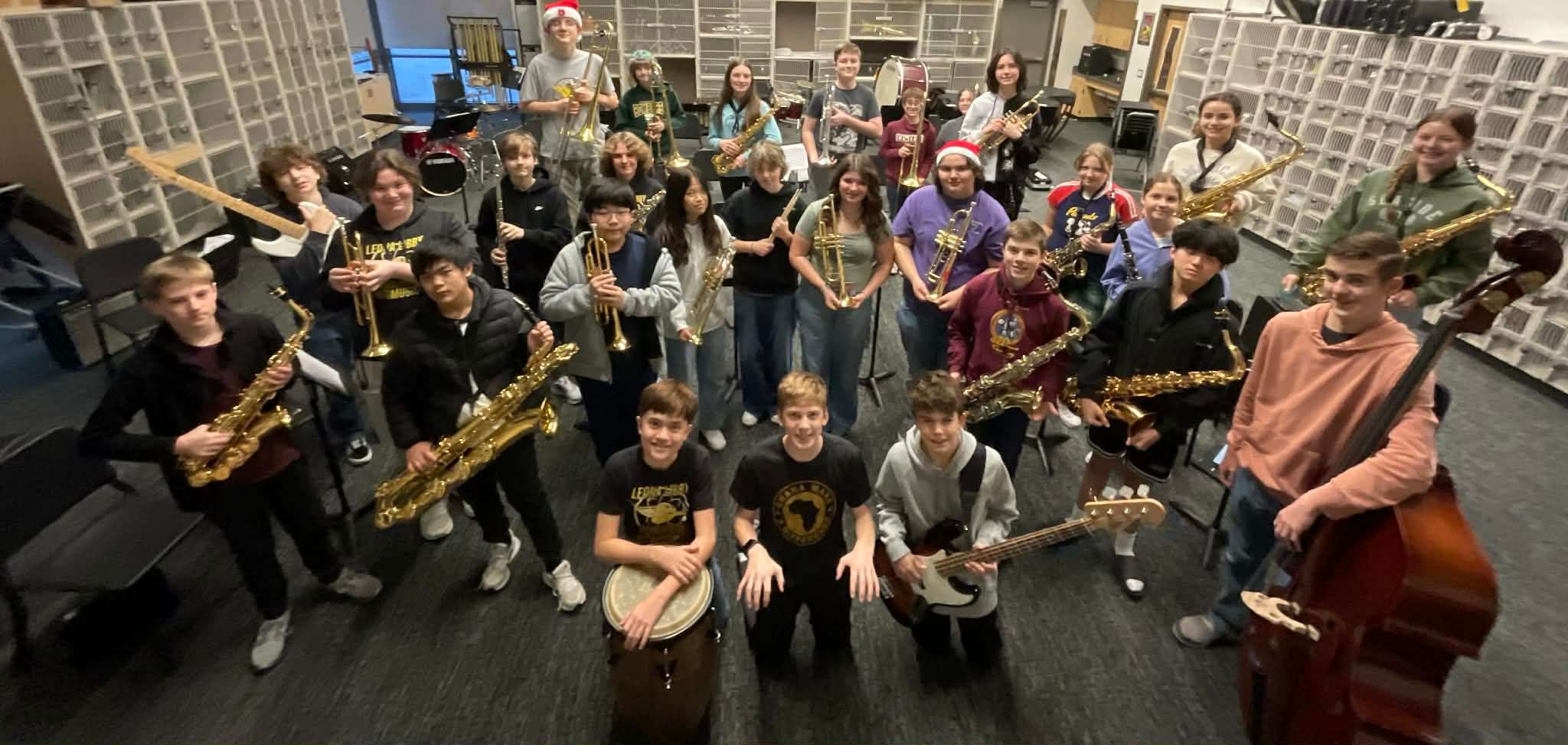 Libby Middle School Jazz Band 2 and Jazz Combo Group