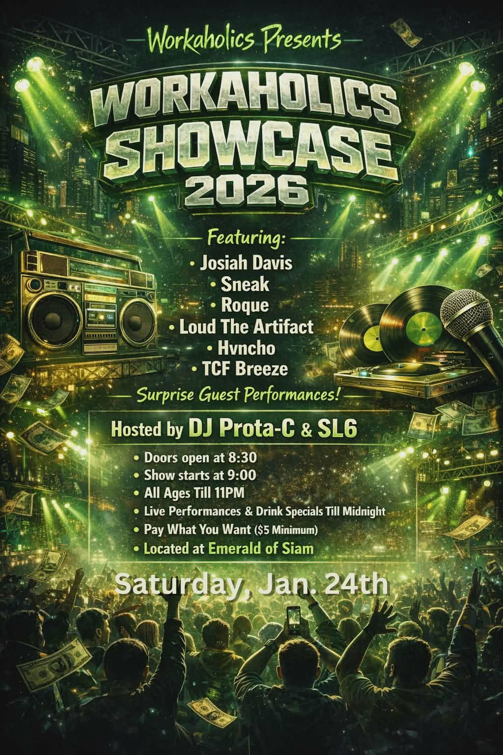 Workaholics Showcase 2026