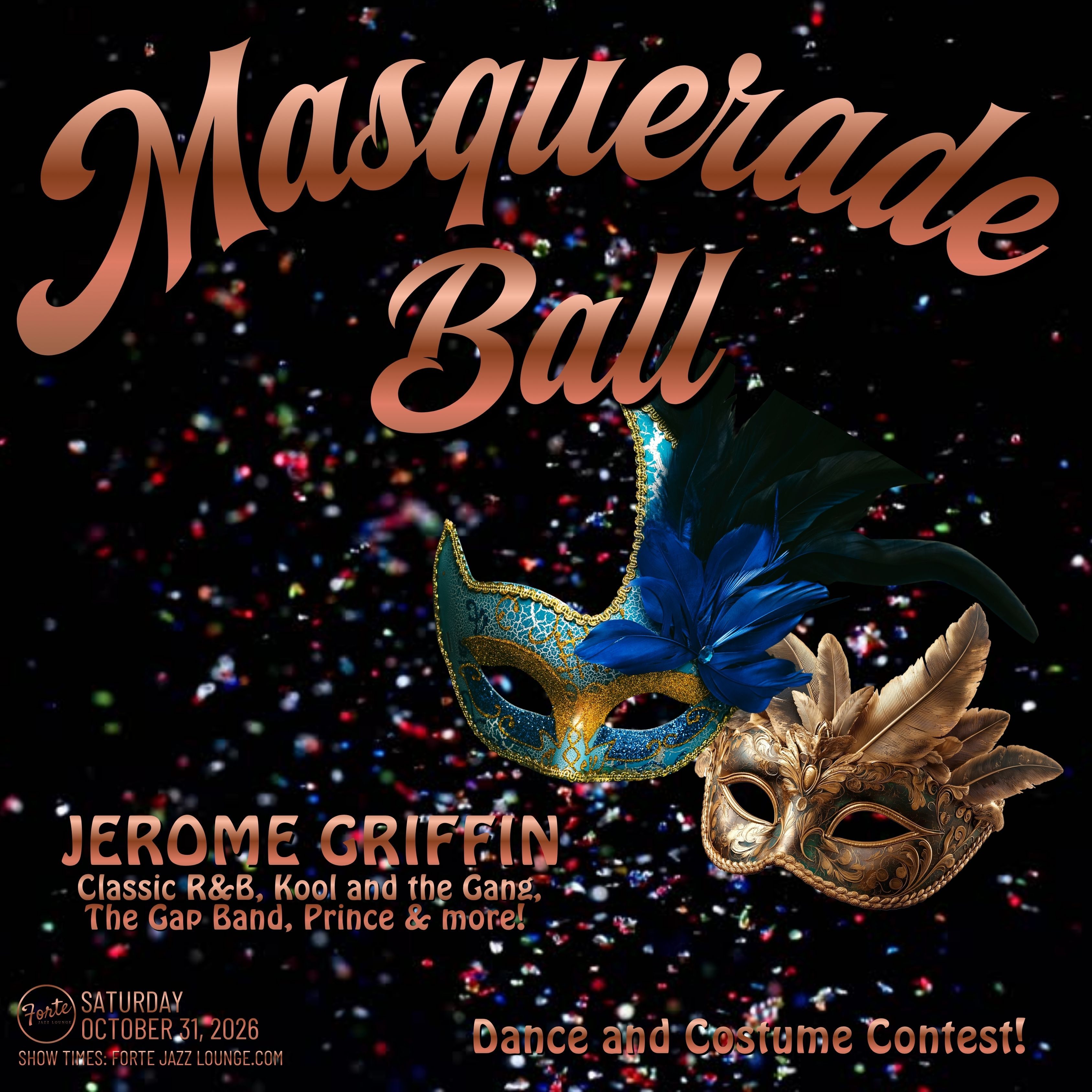 Masquerade Ball 2026 at Forte Jazz Lounge