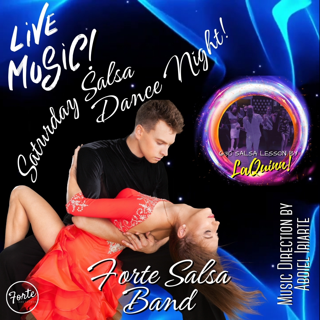 Saturday Salsa Dance Night featuring Abdiel Iriarte and The Forte Salsa Band