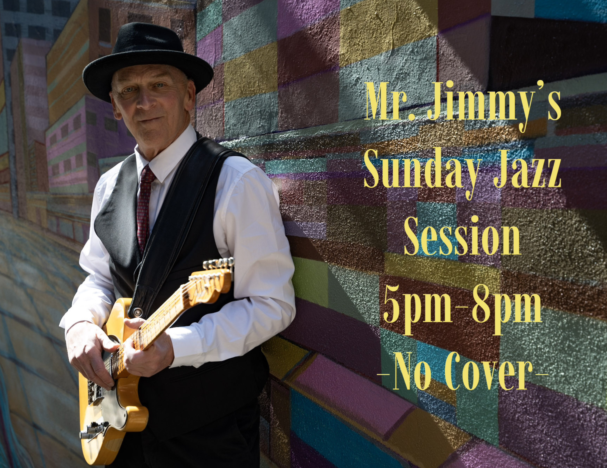 Free | Sunday Jazz & Blues Session with Mr. Jimmy & Friends | 4PM-7PM