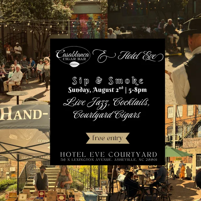 Free | Sunday Jazz Sessions & Casablanca Cigar Sip & Smoke