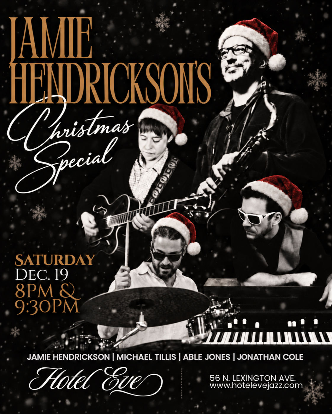 Jamie Hendrickson Quartet's Annual Christmas Special