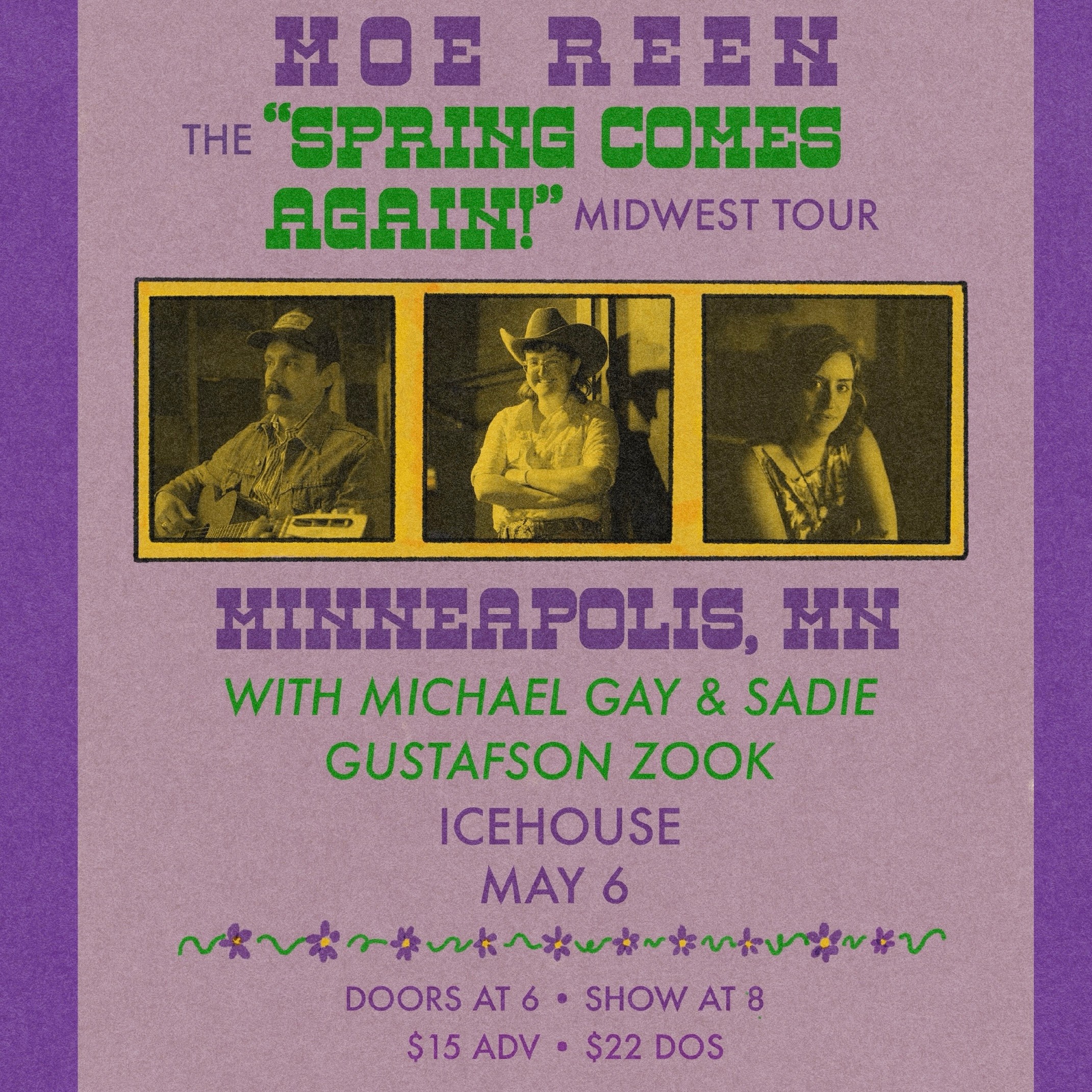 Moe Reen with Michael Gay & Sadie Gustafson-Zook