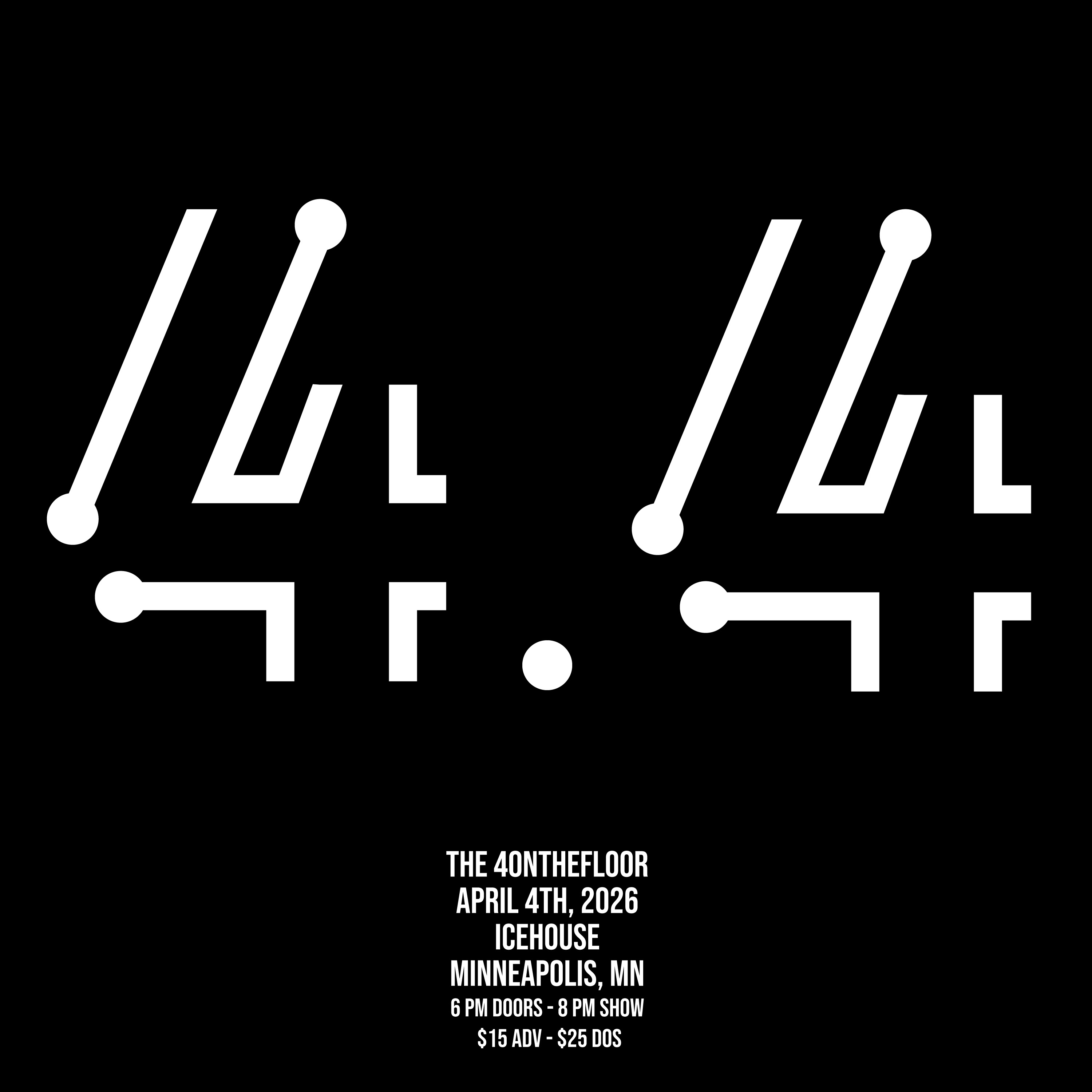 4.4.26 with the 4onthefloor + Special Guests