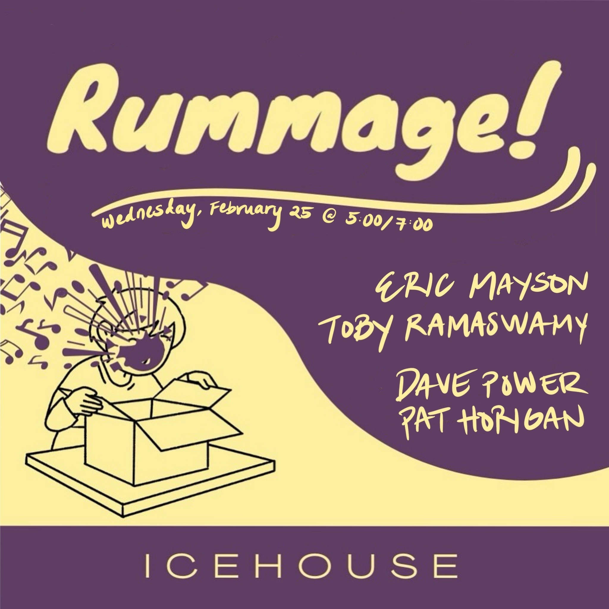 Eric Mayson and Toby Ramaswamy present Rummage!