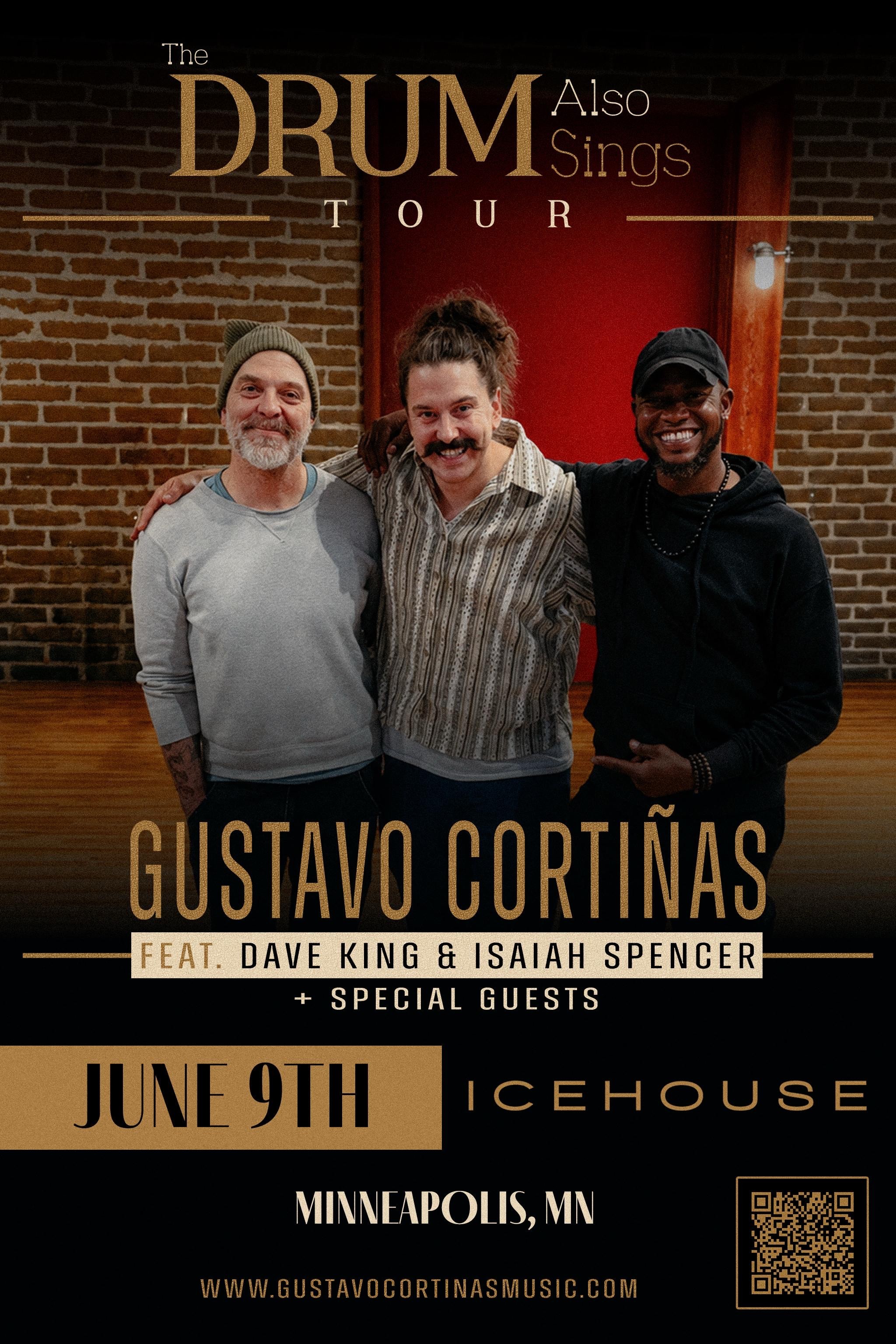 Gustavo Cortinas "The Drum Also Sings" feat. Dave King & Isaiah Spencer
