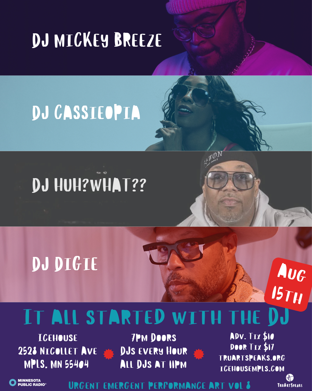Urgent Emergent Performance Art Series, Volume Eight: It All Started With the DJ!