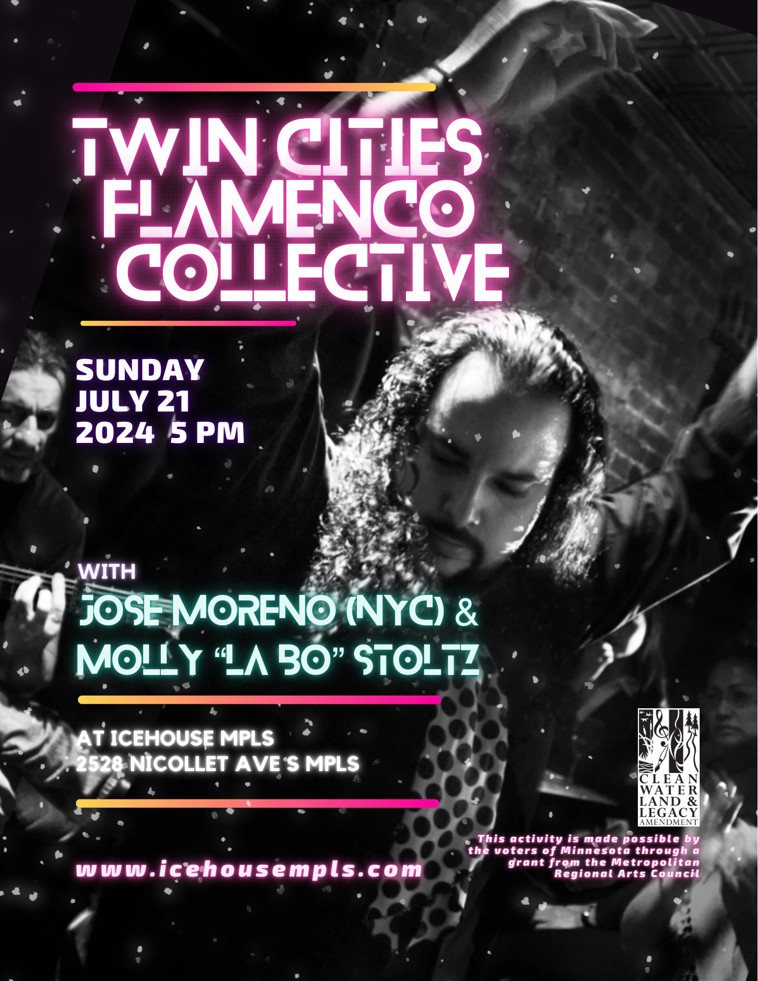 Twin Cities Flamenco Collective w/ Jose Moreno (NYC) & Molly “La Bo” Stoltz