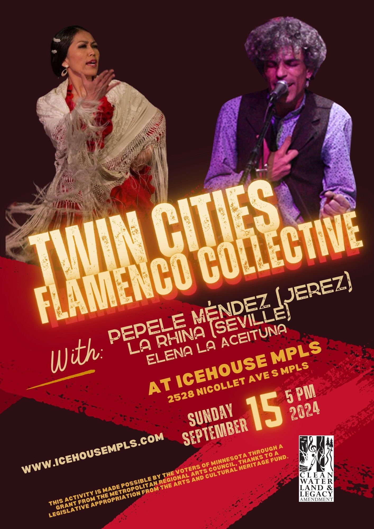 Twin Cities Flamenco Collective w/ Pepele Méndez, La Rhina & Elena La Aceituna