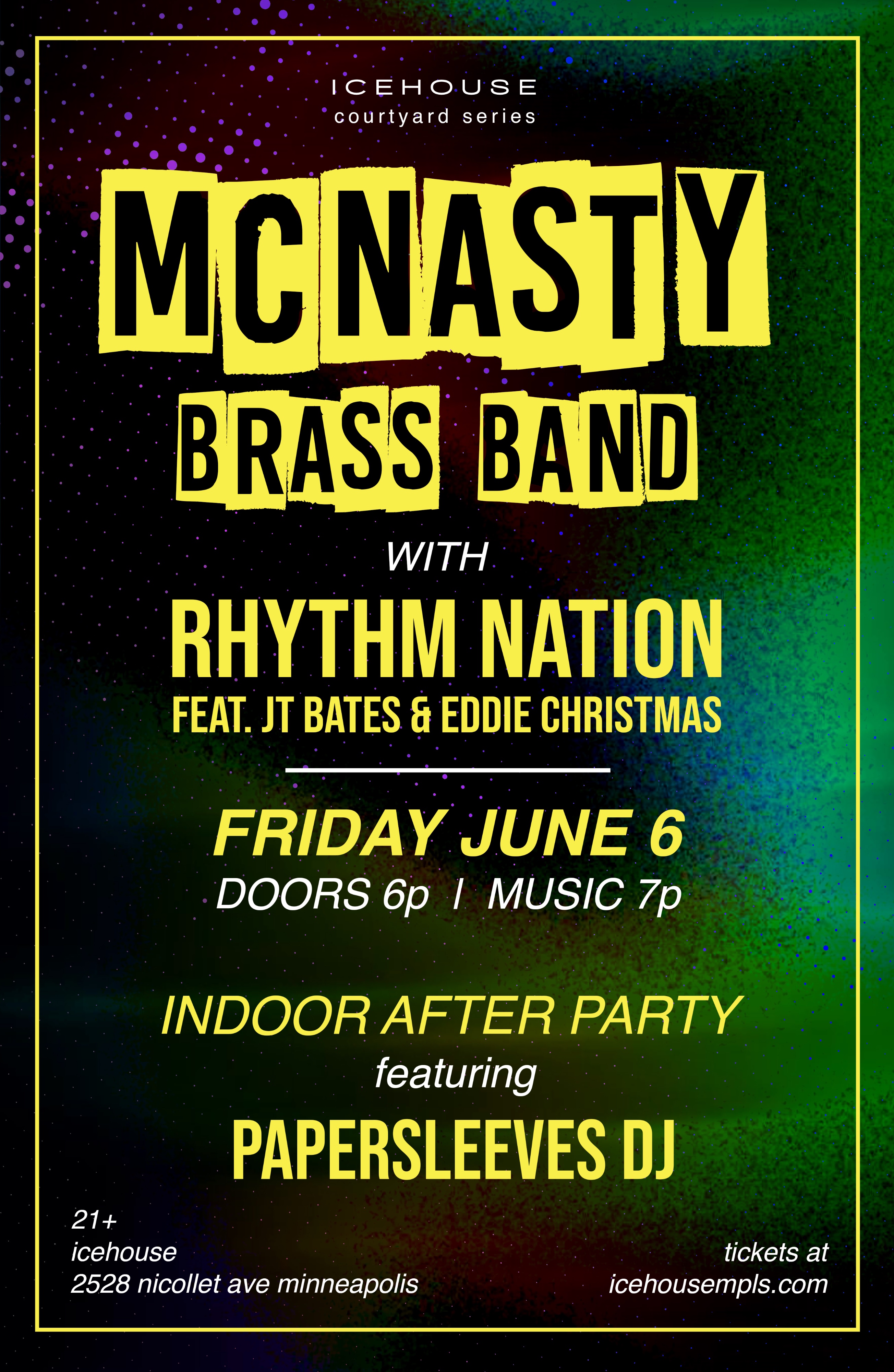 McNasty Brass Band w/ Rhythm Nation feat: JT Bates & Eddie Christmas(New Orleans)