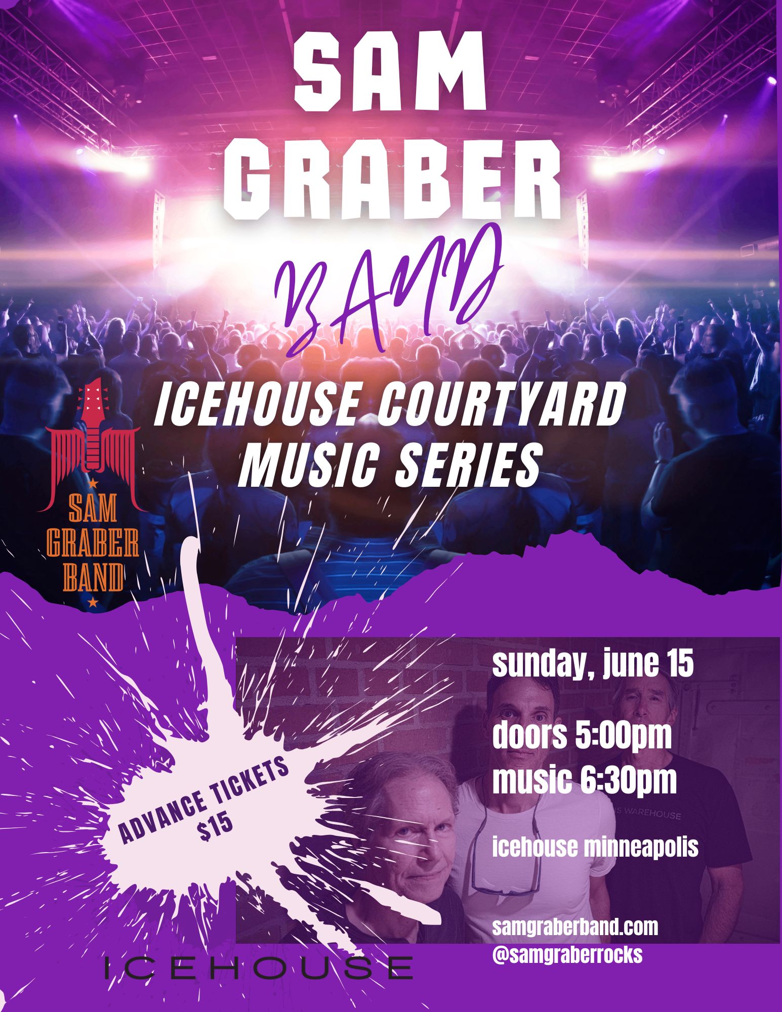 Sam Graber Band in the Courtyard