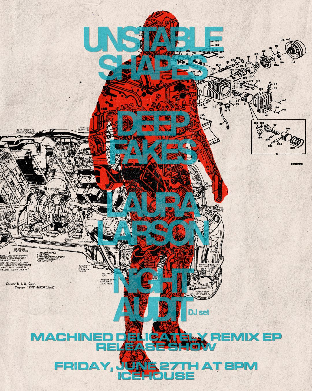 Unstable Shapes Remix EP Release with Deep Fakes and Laura Larson and DJ Night Audit