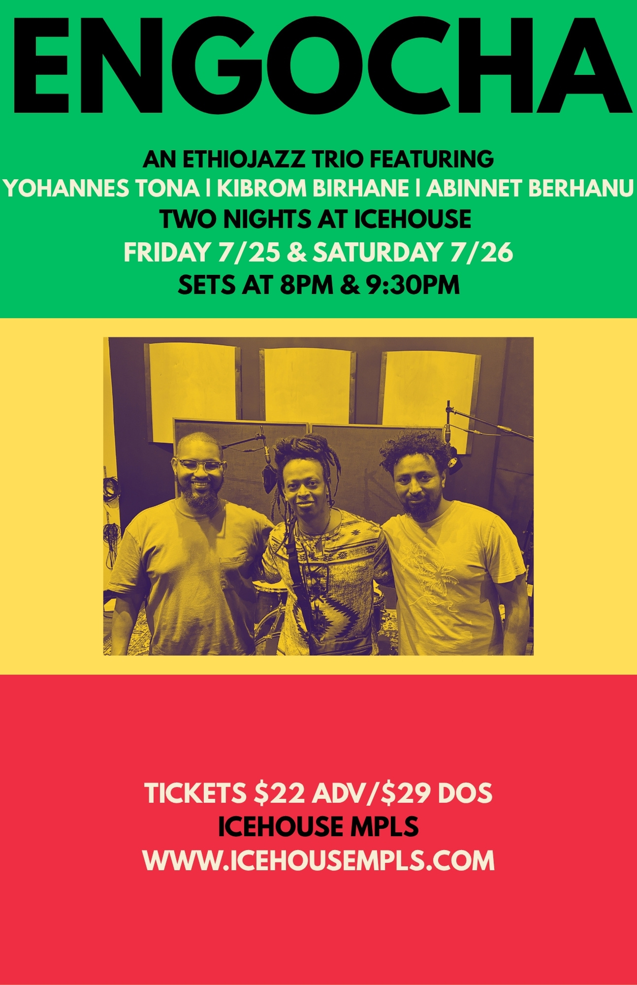 ENGOCHA  Featuring YOHANNES TONA, KIBROM BIRHANE & ABINNET BERHANU