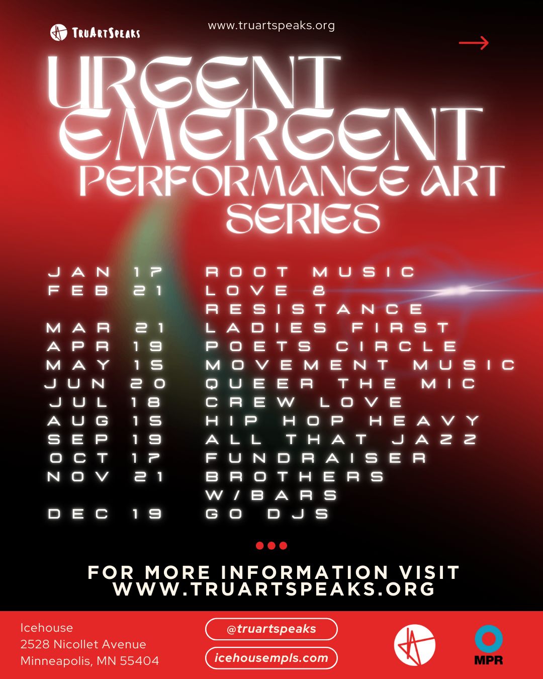 Urgent Emergent Performance Art Series: Volume Two, Love & Resistance