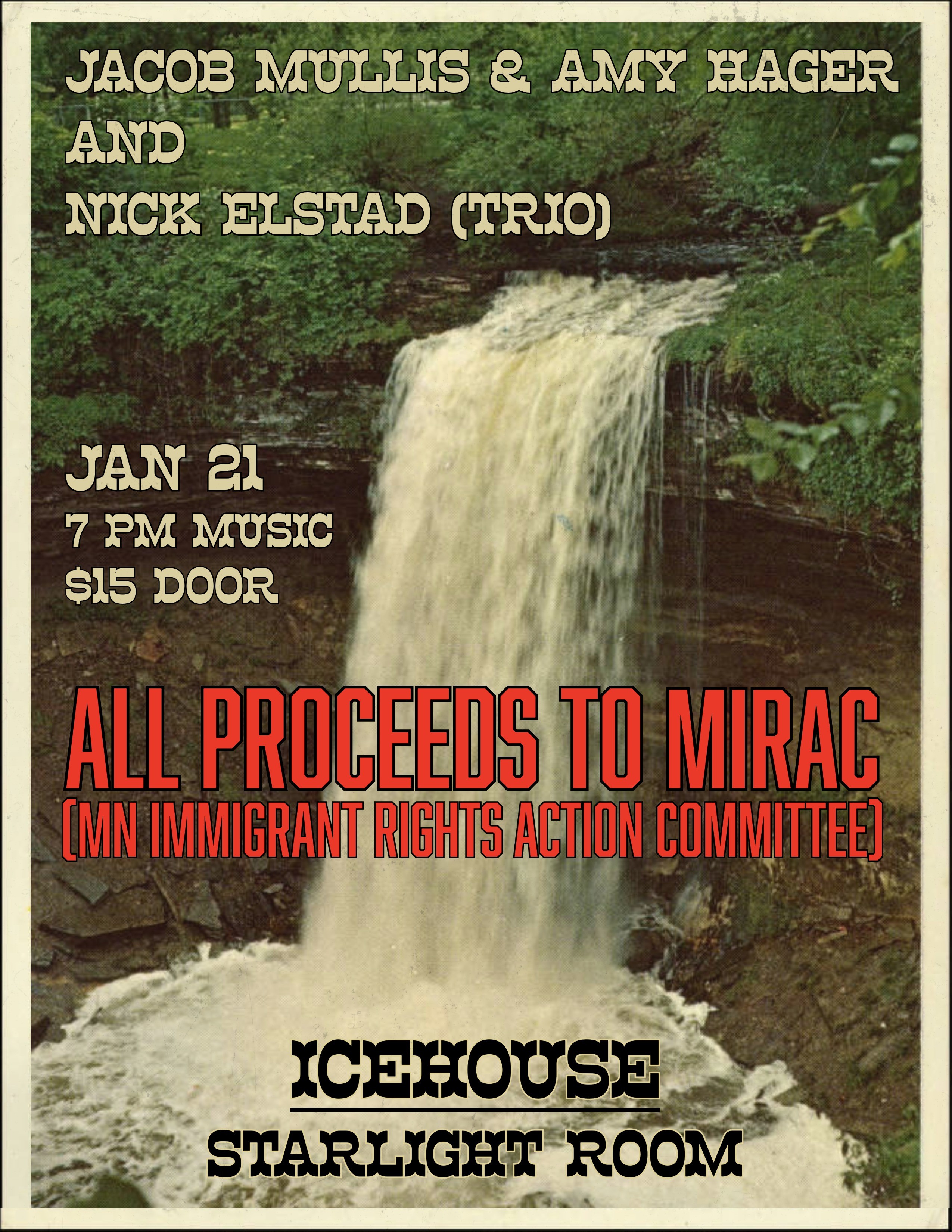 Jacob Mullis & Amy Hager and Nick Elstad (trio)