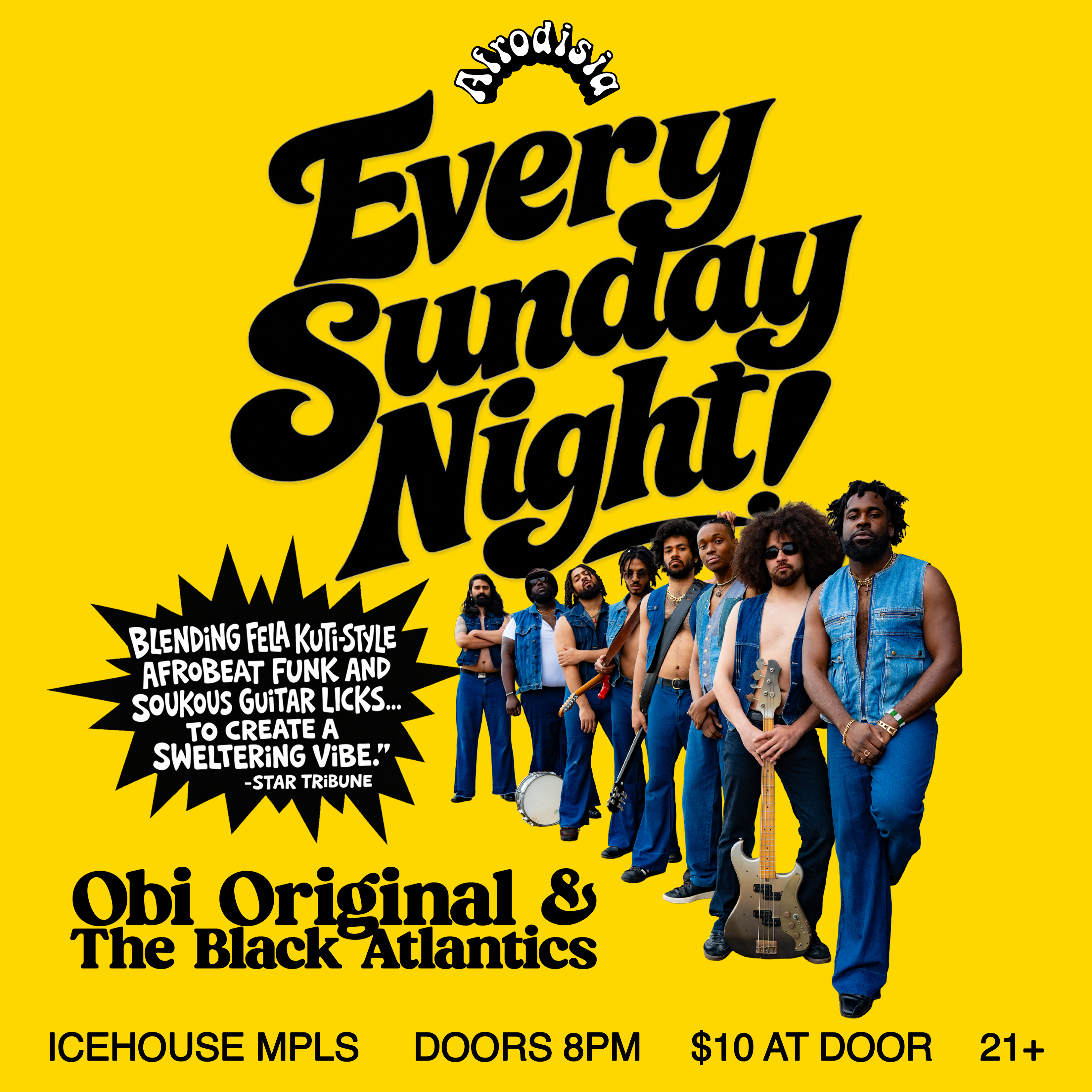 Every Sunday Night: Obi Original & The Black Atlantics