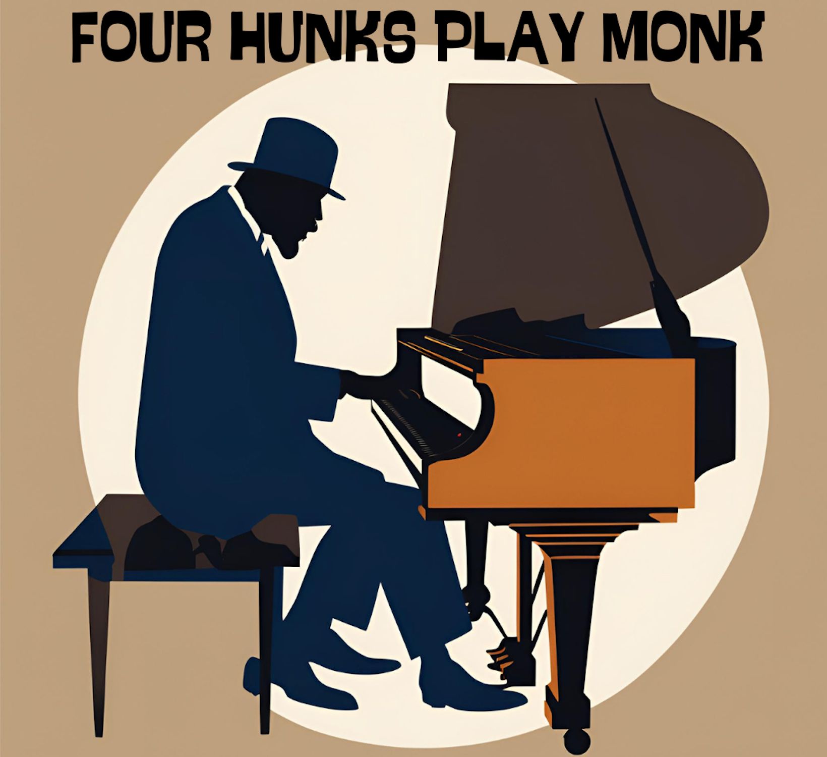 Four Hunks Play Monk!