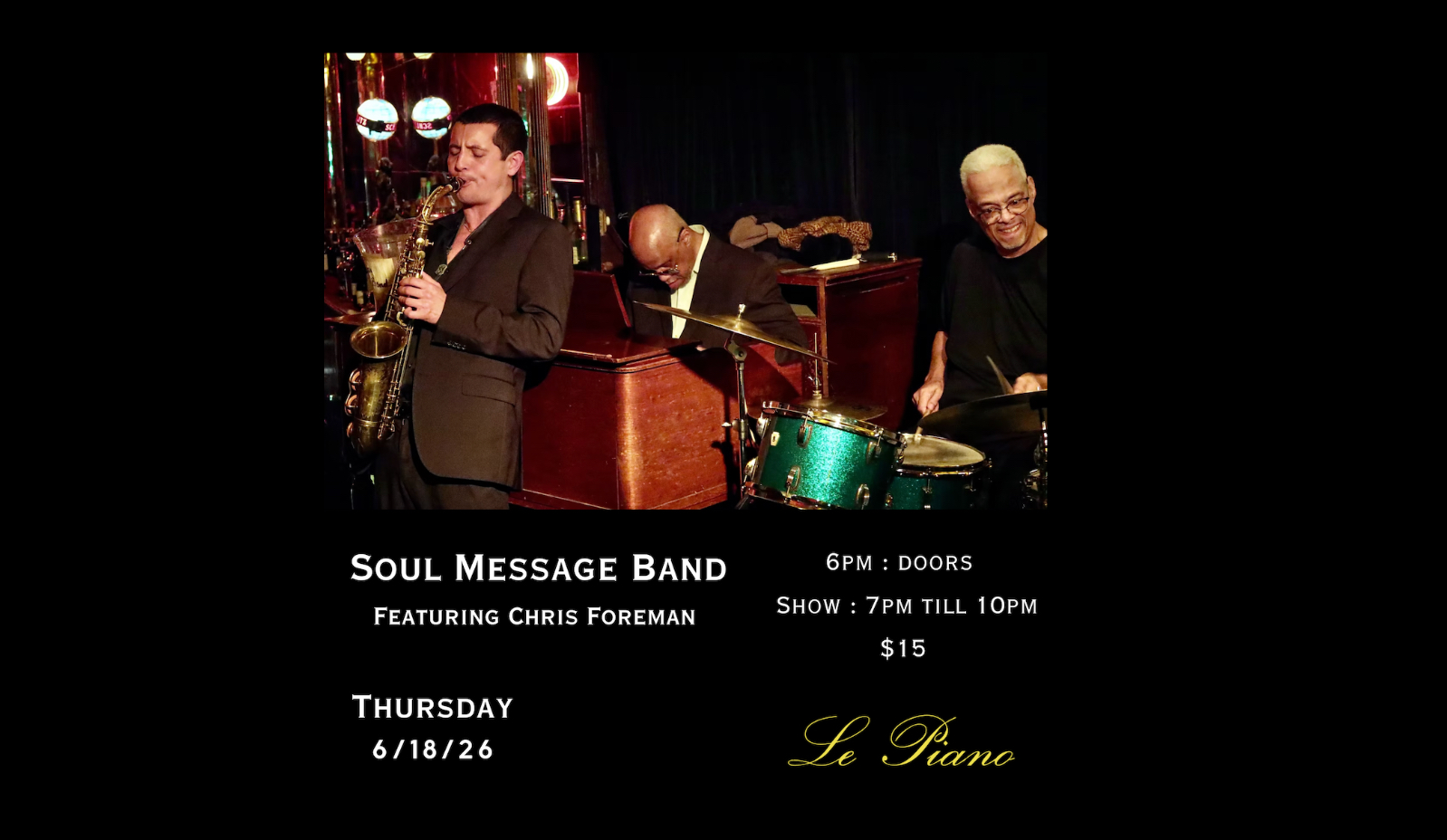 Soul Message Band featuring Chris Foreman