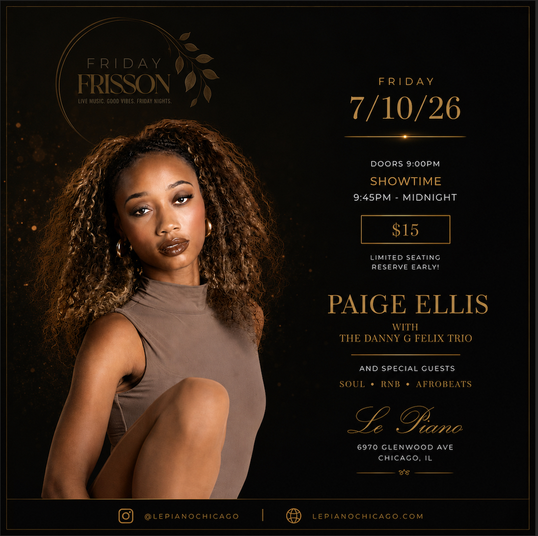 Friday Frisson featuring Paige Ellis and the Danny G Felix Trio