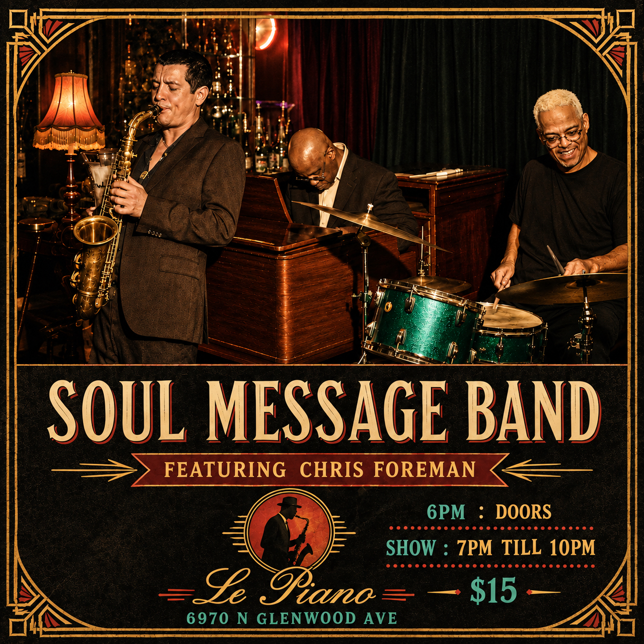 Soul Message Band artwork from Le Piano