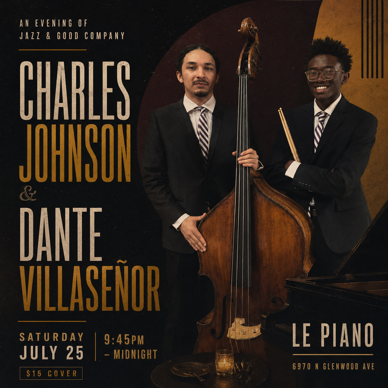 Charles Johnson and Dante Villaseñor